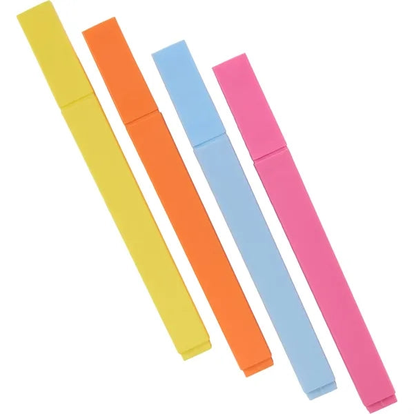 4-Piece Square Recycled Highlighter Set