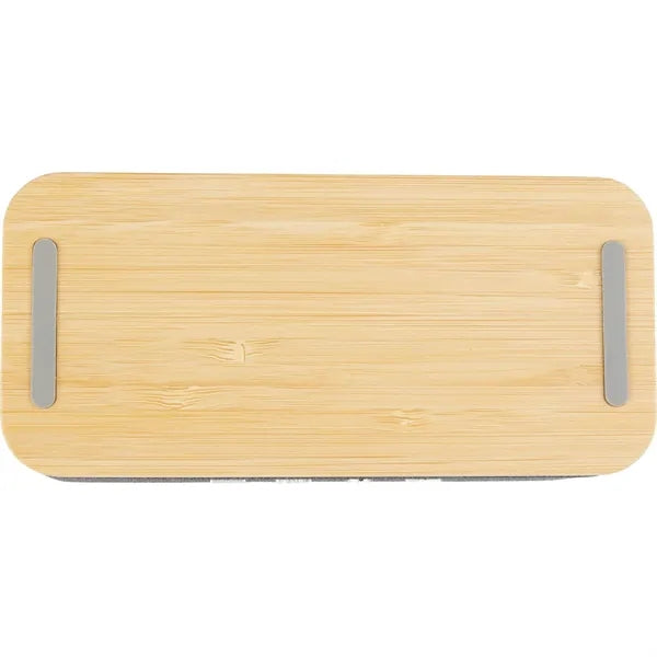 Boost Fabric and Bamboo Wireless Charging Speaker