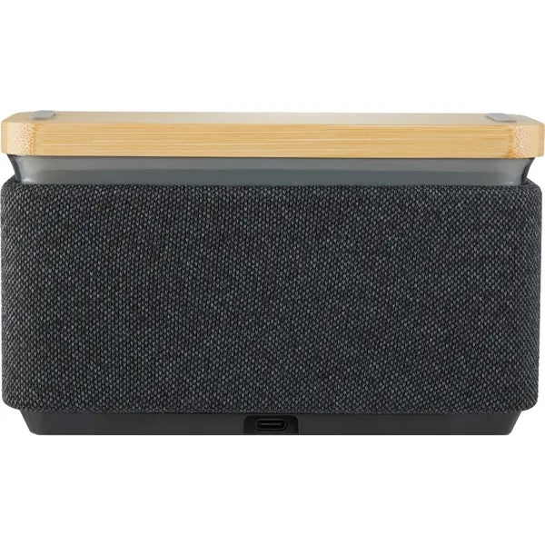 Boost Fabric and Bamboo Wireless Charging Speaker