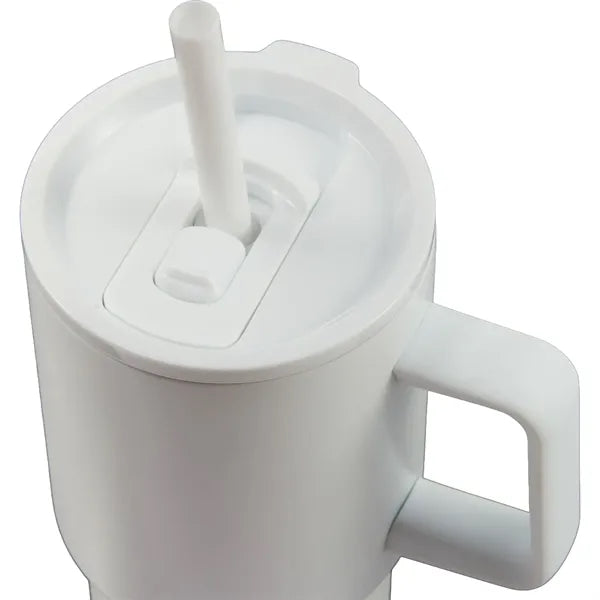Summit 18oz Recycled Vacuum Insulated Mug w/ Straw