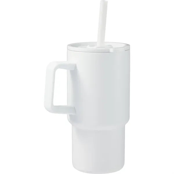 Summit 18oz Recycled Vacuum Insulated Mug w/ Straw