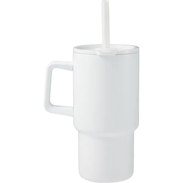 Summit 18oz Recycled Vacuum Insulated Mug w/ Straw