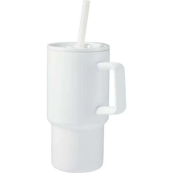 Summit 18oz Recycled Vacuum Insulated Mug w/ Straw