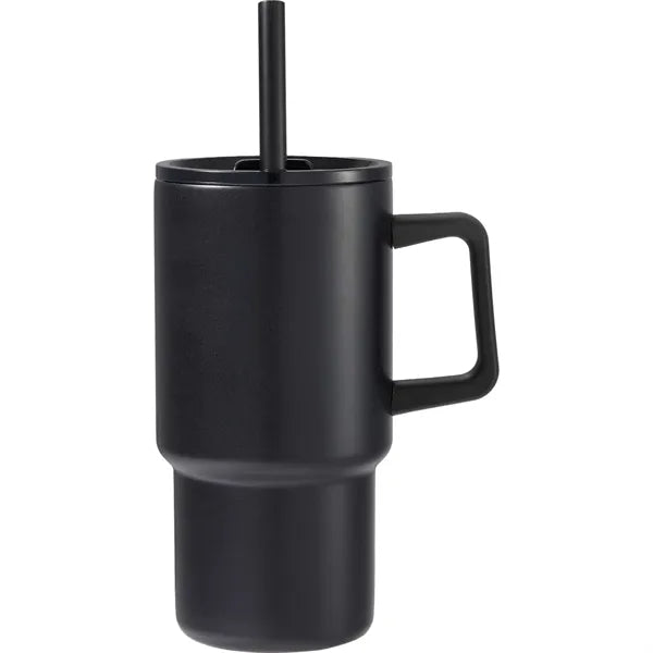 Summit 18oz Recycled Vacuum Insulated Mug w/ Straw