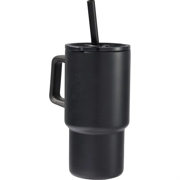 Summit 18oz Recycled Vacuum Insulated Mug w/ Straw