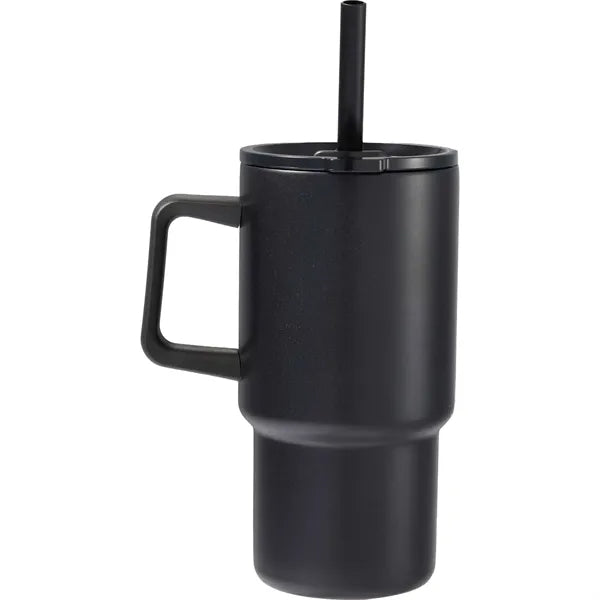 Summit 18oz Recycled Vacuum Insulated Mug w/ Straw