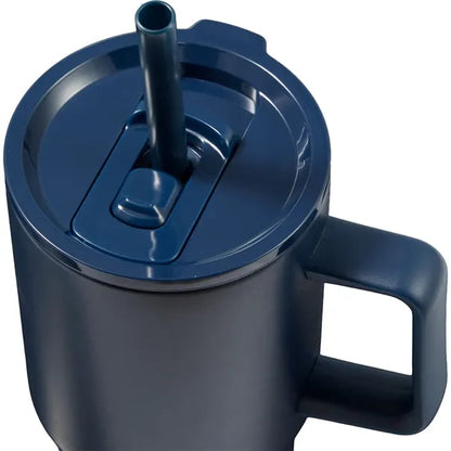 Summit 18oz Recycled Vacuum Insulated Mug w/ Straw