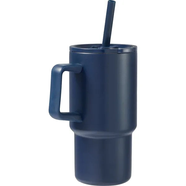 Summit 18oz Recycled Vacuum Insulated Mug w/ Straw
