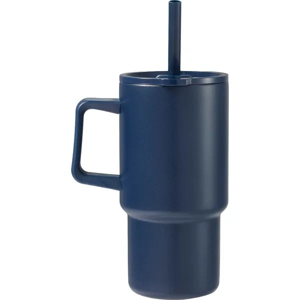 Summit 18oz Recycled Vacuum Insulated Mug w/ Straw