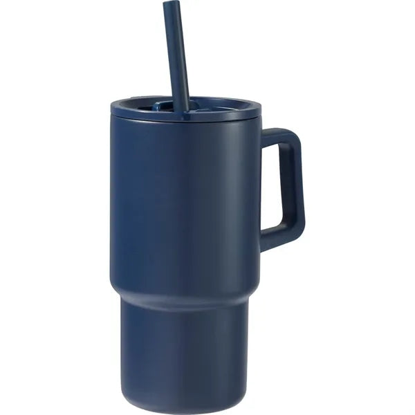 Summit 18oz Recycled Vacuum Insulated Mug w/ Straw