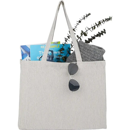 Striped Pacific Recycled Cotton Shopper Tote