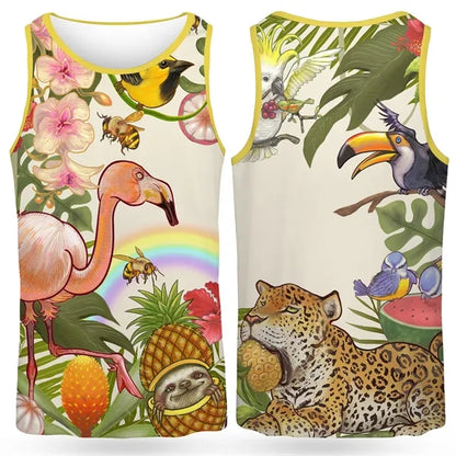 Unisex Performance Dye Sublimation Athletic Tank Top 160GSM