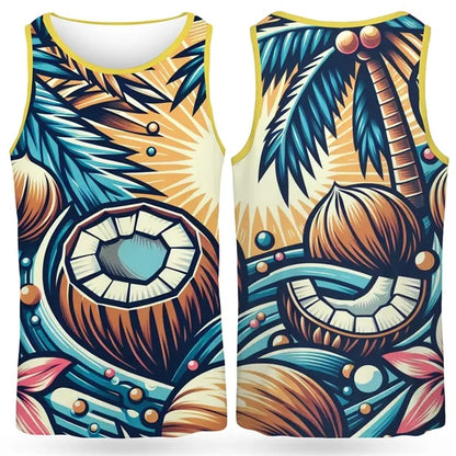 Unisex Performance Dye Sublimation Athletic Tank Top 160GSM