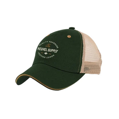 Cotton Two-Tone Washed Trucker Cap 22.8 inch
