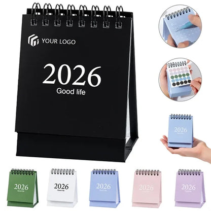 Home office school monthly small mini desk calendar 2026