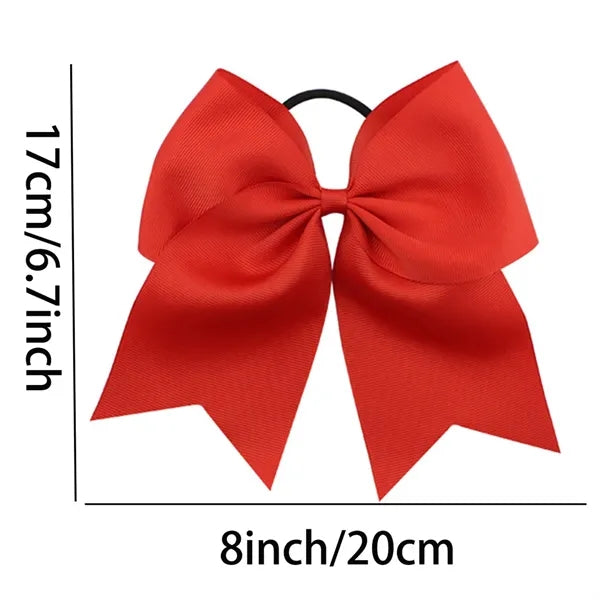 8" Large Cheer Bows for Girls