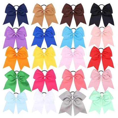 8" Large Cheer Bows for Girls