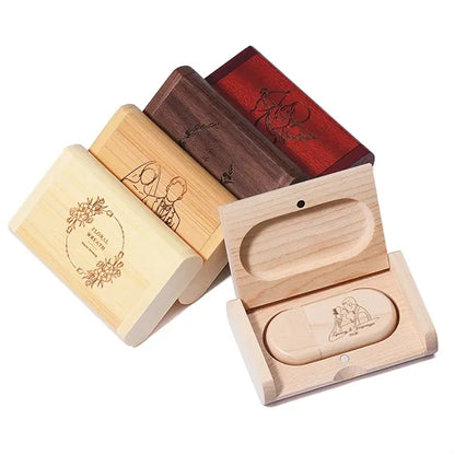 32GB USB3.0 Wood Flash Drive Box