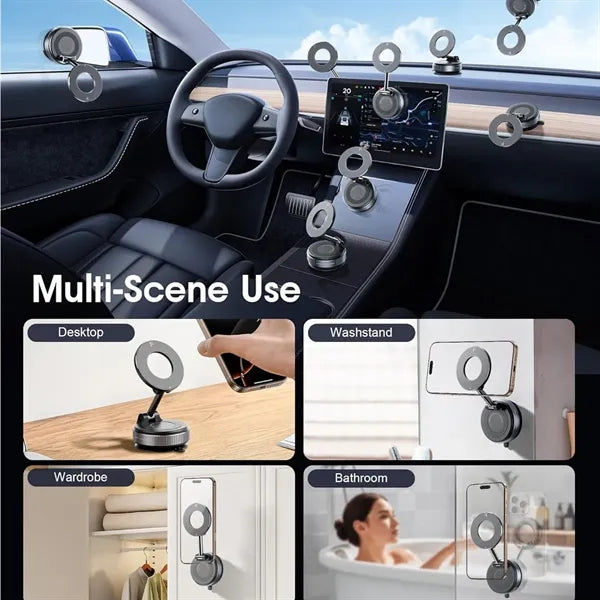 Vacuum Magnetic Car Phone Holders