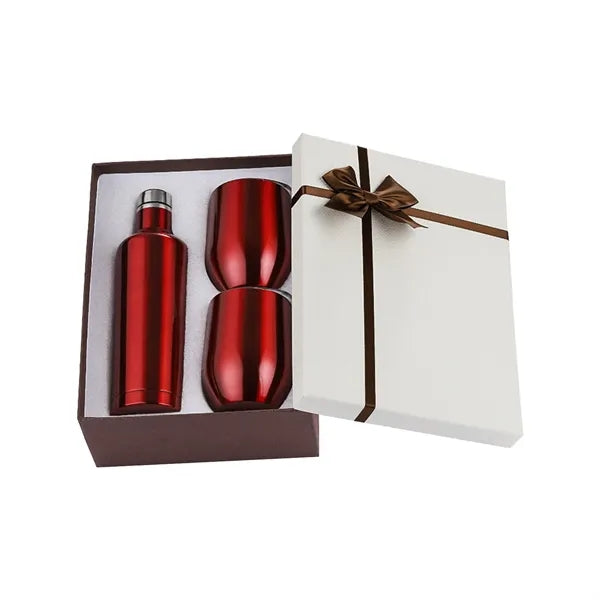 Excellent Gift Insulated Wine Growler and Tumblers