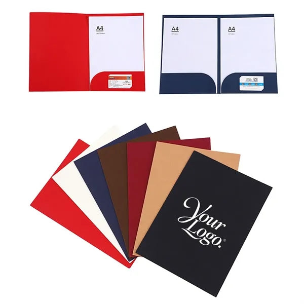 Custom Paper Two Pocket Presentation Folder