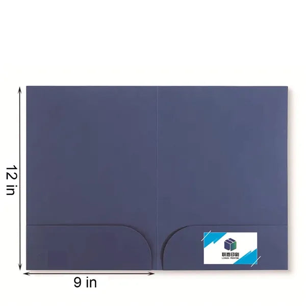 Custom Paper Two Pocket Presentation Folder
