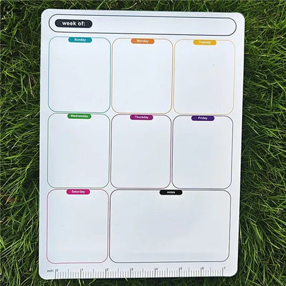 Magnetic Whiteboard Weekly Planner