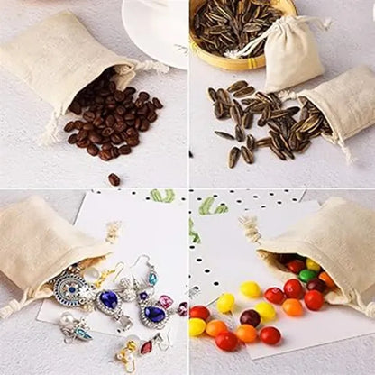 Double Drawstring Cotton Cloth Bag