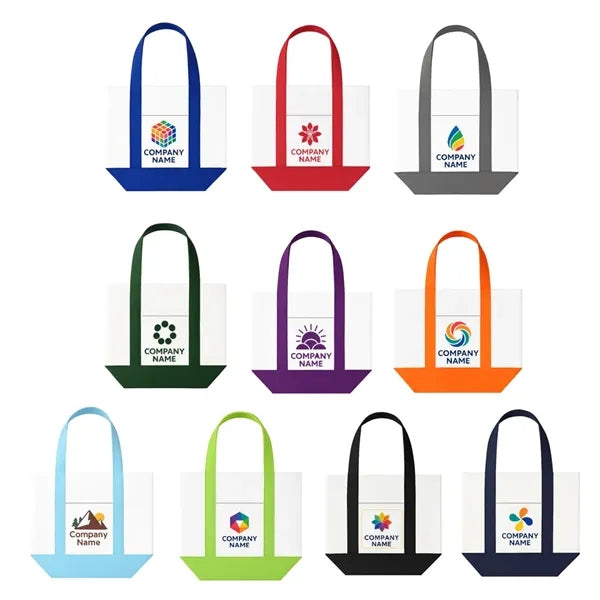 Full Color 14 oz. Mini TJ Canvas Tote Bag