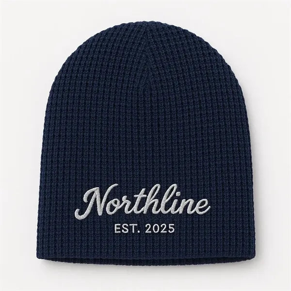 Unisex Winter Waffle Knit Beanie Hat