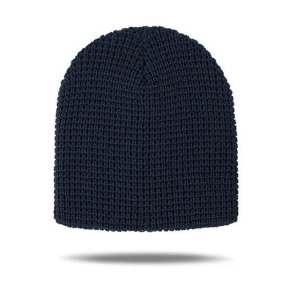 Unisex Winter Waffle Knit Beanie Hat