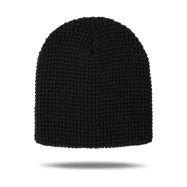 Unisex Winter Waffle Knit Beanie Hat