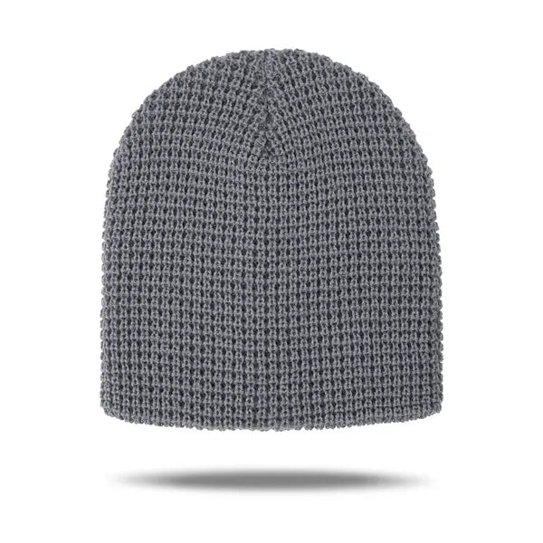 Unisex Winter Waffle Knit Beanie Hat