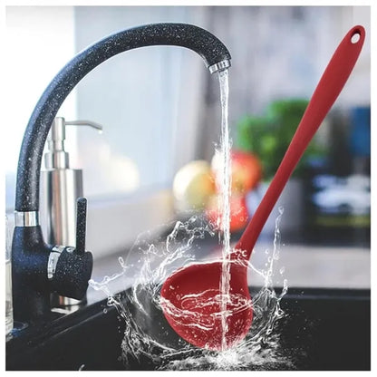 Heat Resistant Silicone Ladles Soup Spoons