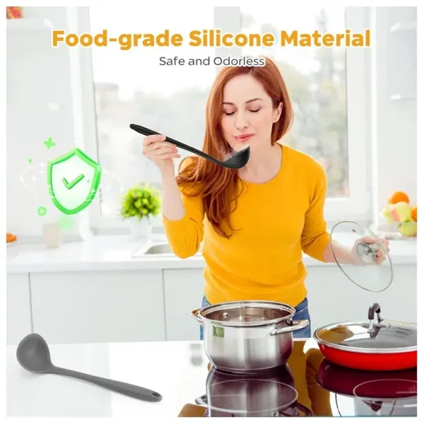 Heat Resistant Silicone Ladles Soup Spoons
