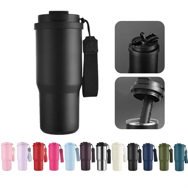 25 OZ Tumbler with Lid and Straw
