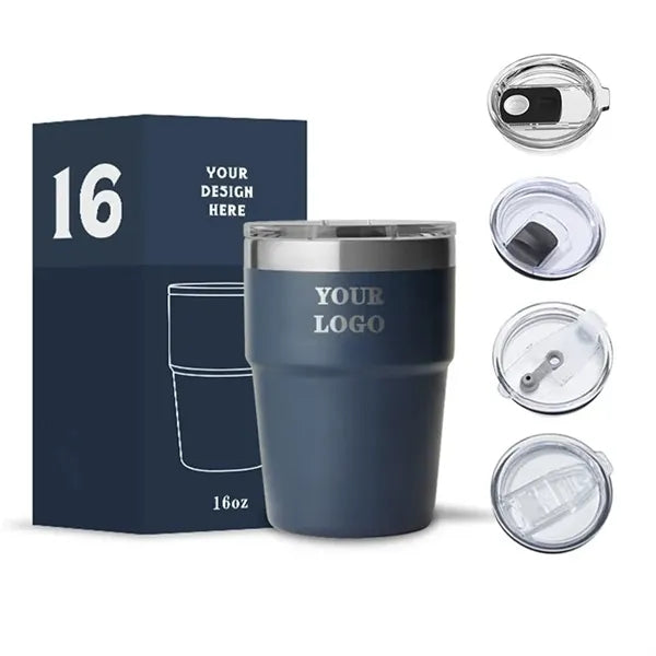 16 oz Vacuum Insulated Tumbler Travel Mug