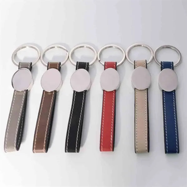 Personalised PU Leather Keychain
