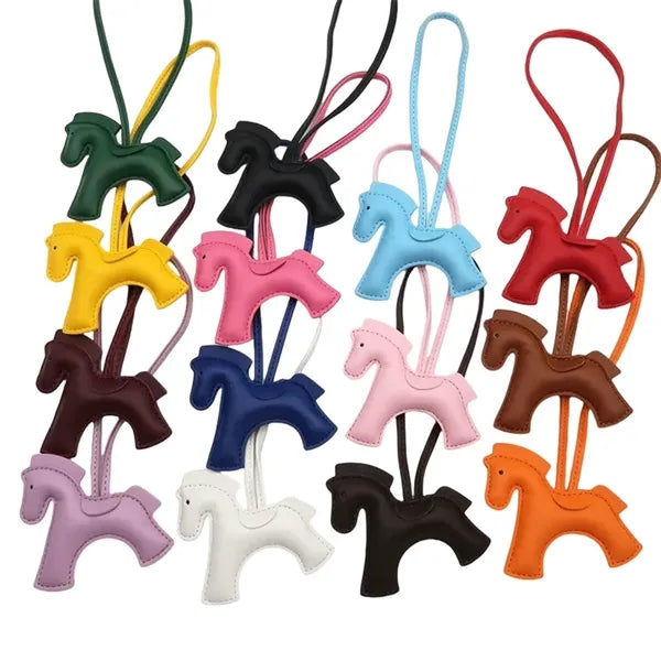 PU Horse Bag Keychain Charm