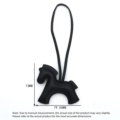 PU Horse Bag Keychain Charm