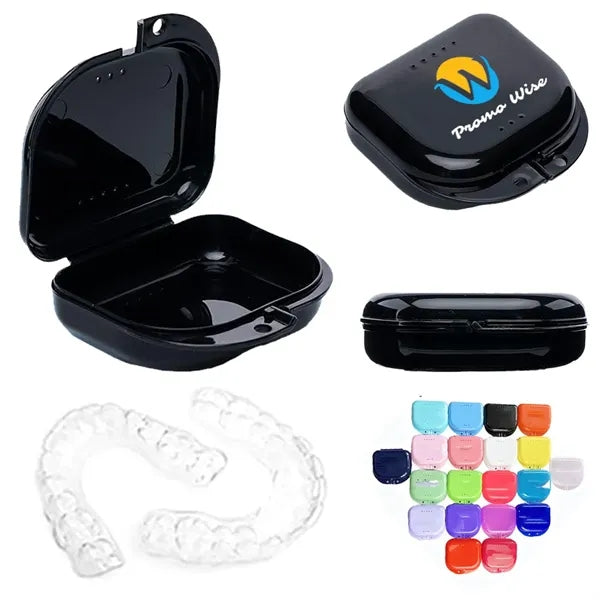 Portable Braces Fixed Denture Box With Ventilation Holes