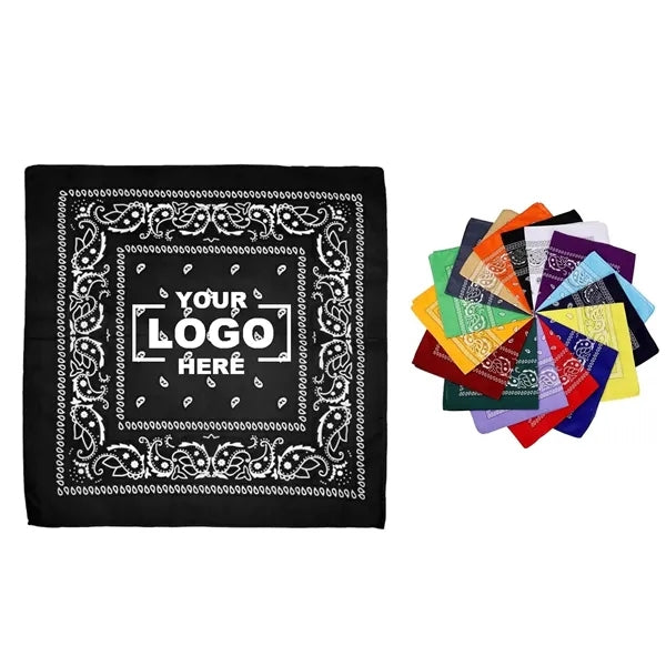 Polyester Paisley Bandana Headwear