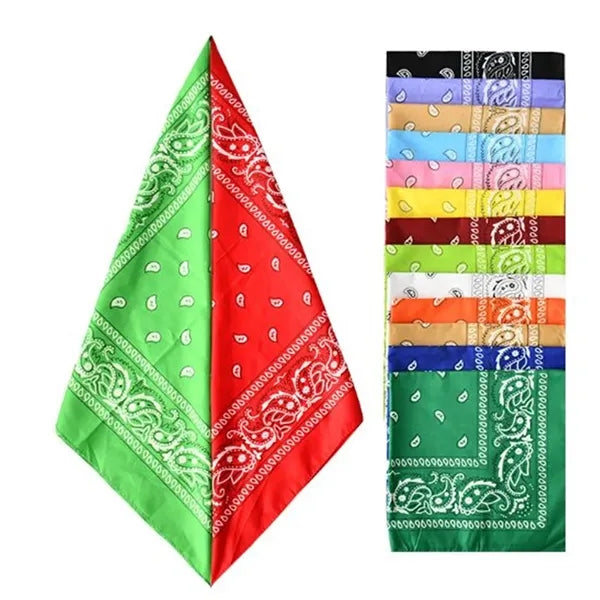 Polyester Paisley Bandana Headwear