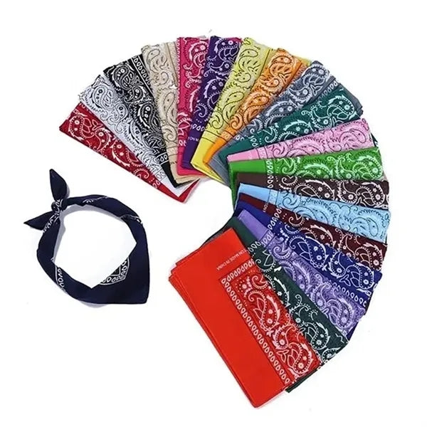 Polyester Paisley Bandana Headwear