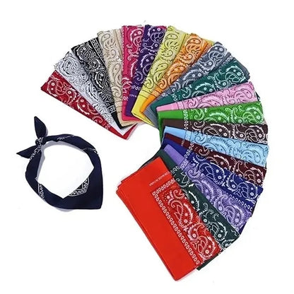 Polyester Paisley Bandana Headwear