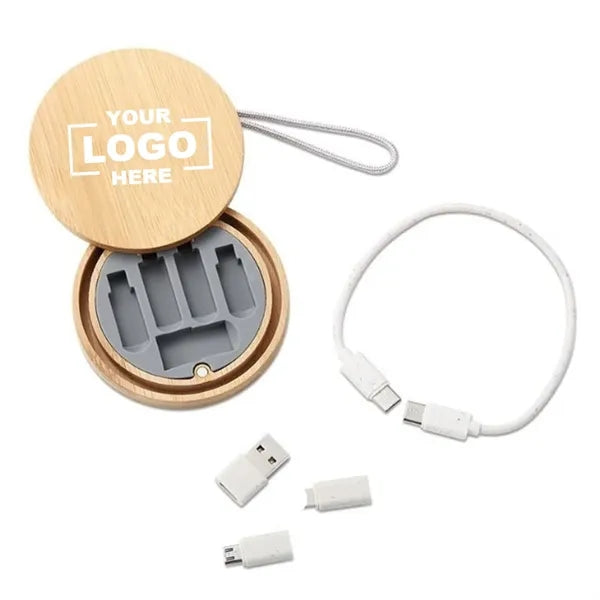 Bamboo 6-in-1 Charging Cable Set