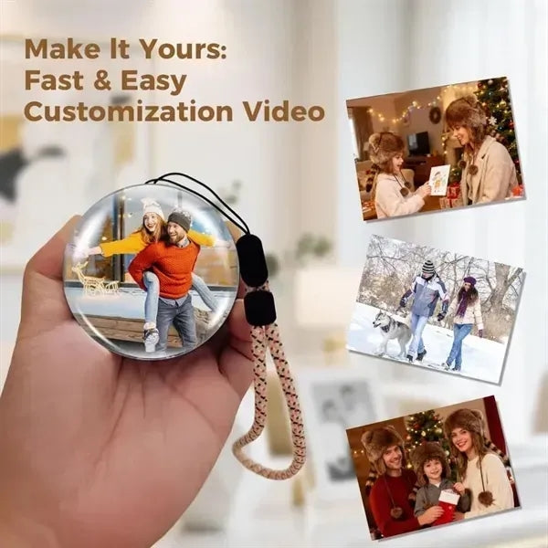 Crystal Ball Video Player Memory Orb Lamp