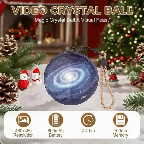 Crystal Ball Video Player Memory Orb Lamp