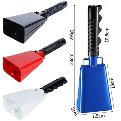 9 Inch Steel Cowbells with Handle