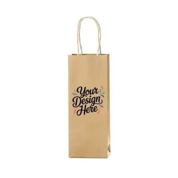 Kraft Paper Wine Tote Bags